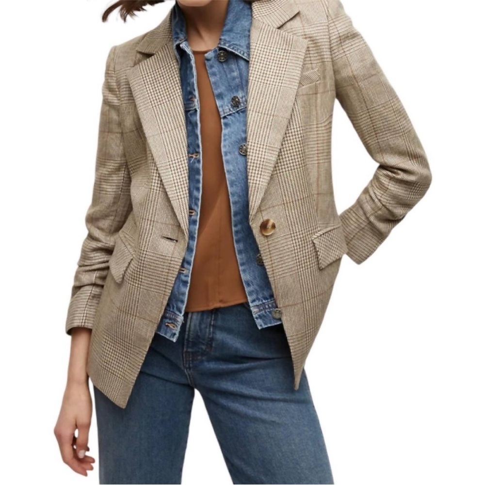 Veronica Beard Slate Denim Dickey in denim blue - Picture 5 of 9